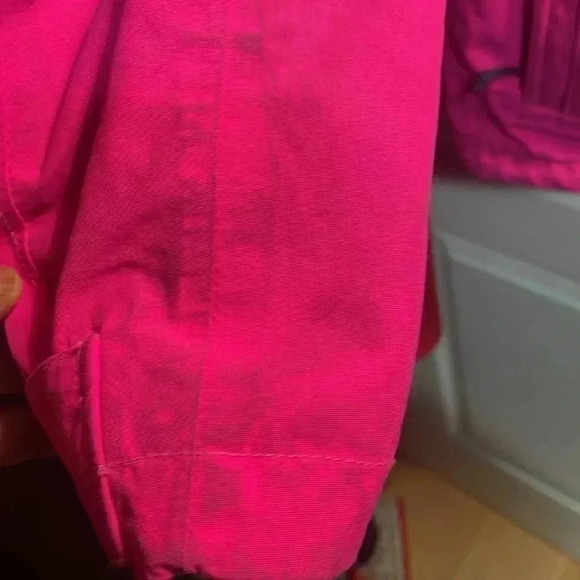 The North Face “hyvent” pink nylon polyester fill winter parka jacket M - Picture 7 of 10